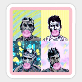 The Dream Rat Pack of Pro Road Cycling Sticker